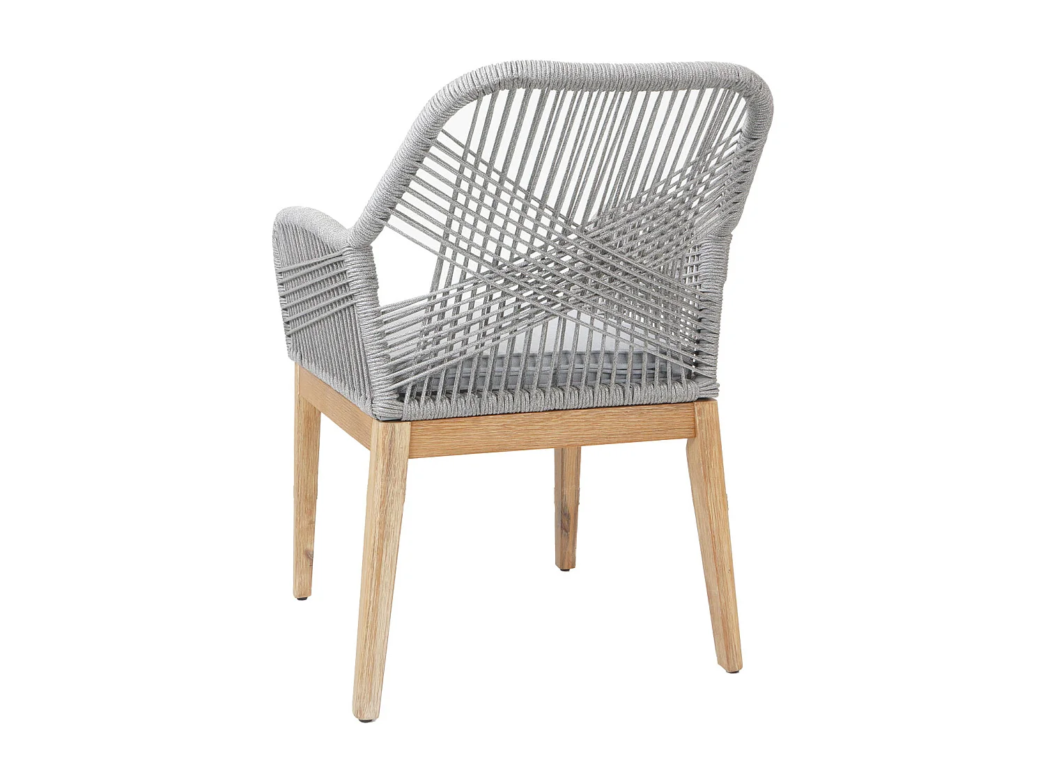 Chaise de jardin MCW-H56b (lot de 2),  gris clair coussin gris clair