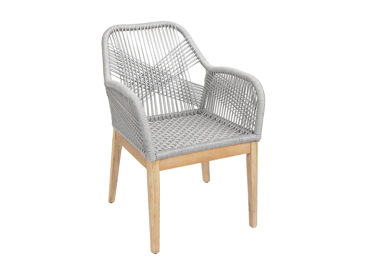 Chaise de jardin MCW-H56b (lot de 2),  gris clair coussin gris clair