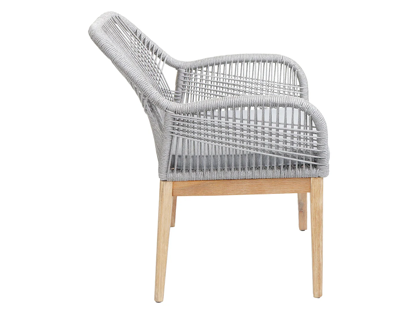 Krzesło ogrodowe MCW-H56b (zestaw 2 sztuk),  jasnoszary Poduszki jasnoszary