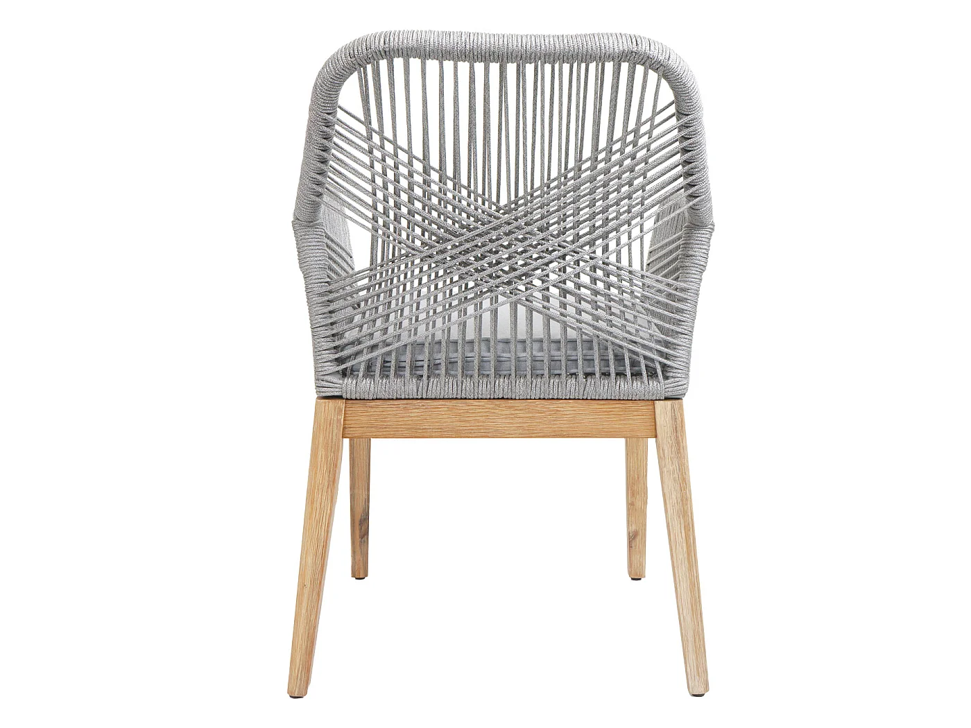 Krzesło ogrodowe MCW-H56b (zestaw 2 sztuk),  jasnoszary Poduszki jasnoszary