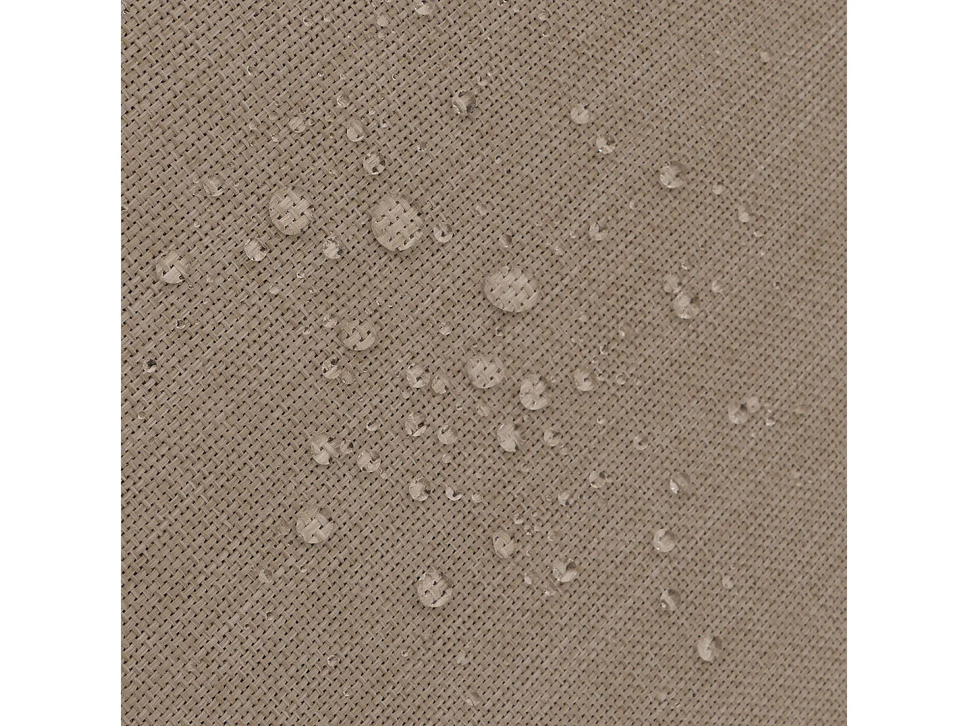 Chaise de jardin MCW-O16 (lot de 2),  beige Coussin marron clair