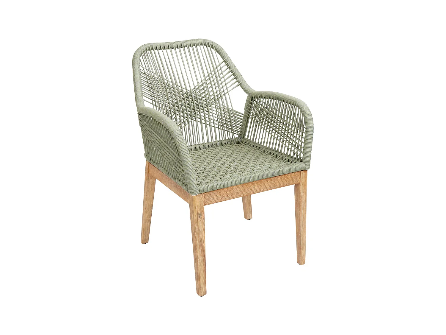 Chaise de jardin MCW-H56b (lot de 2),  vert coussin vert