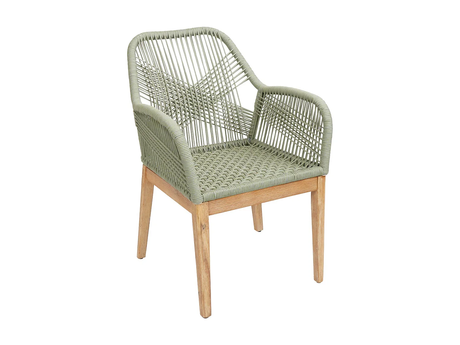 Chaise de jardin MCW-H56b (lot de 2),  vert coussin vert