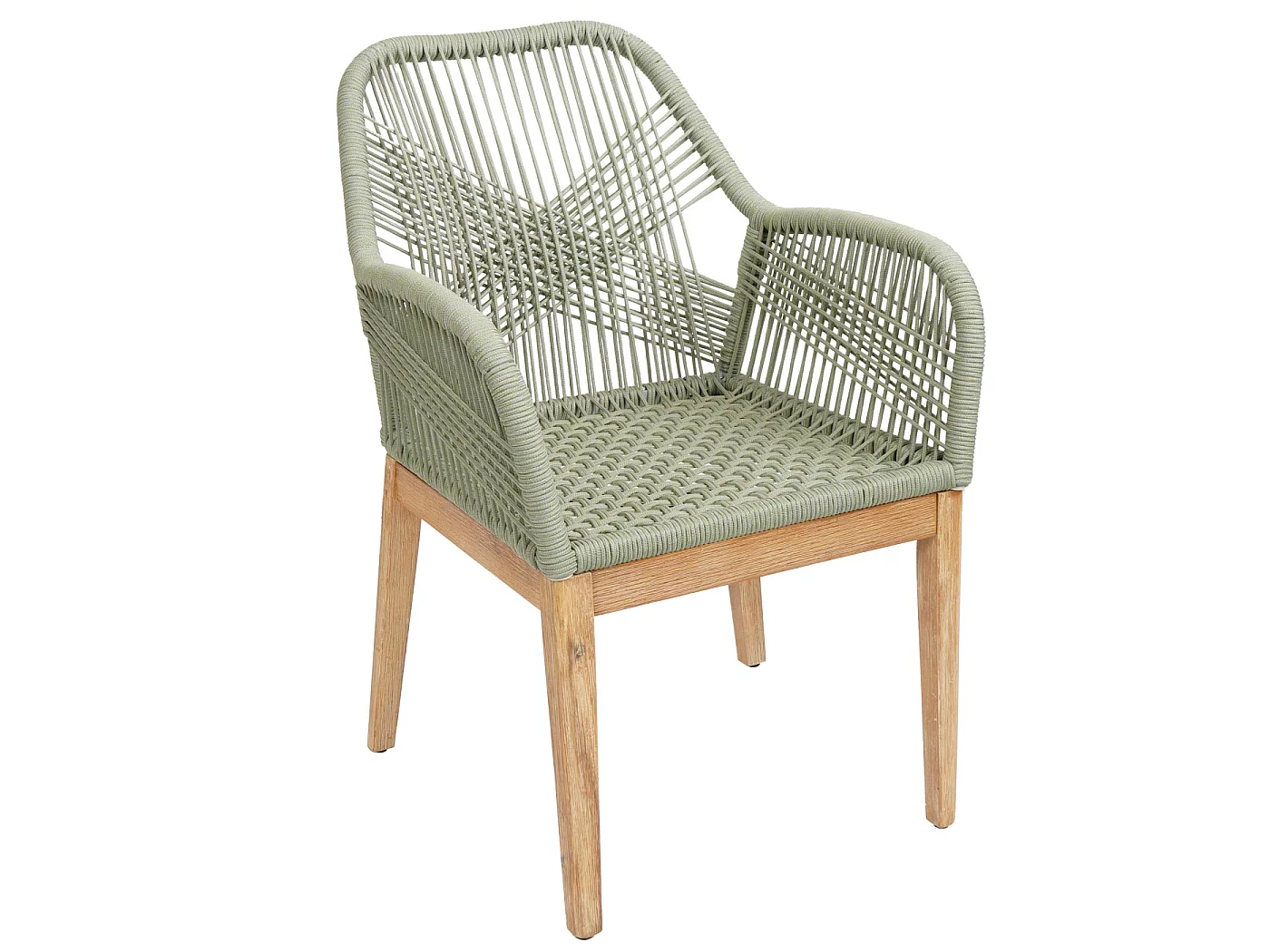 Chaise de jardin MCW-H56b (lot de 2),  vert coussin vert