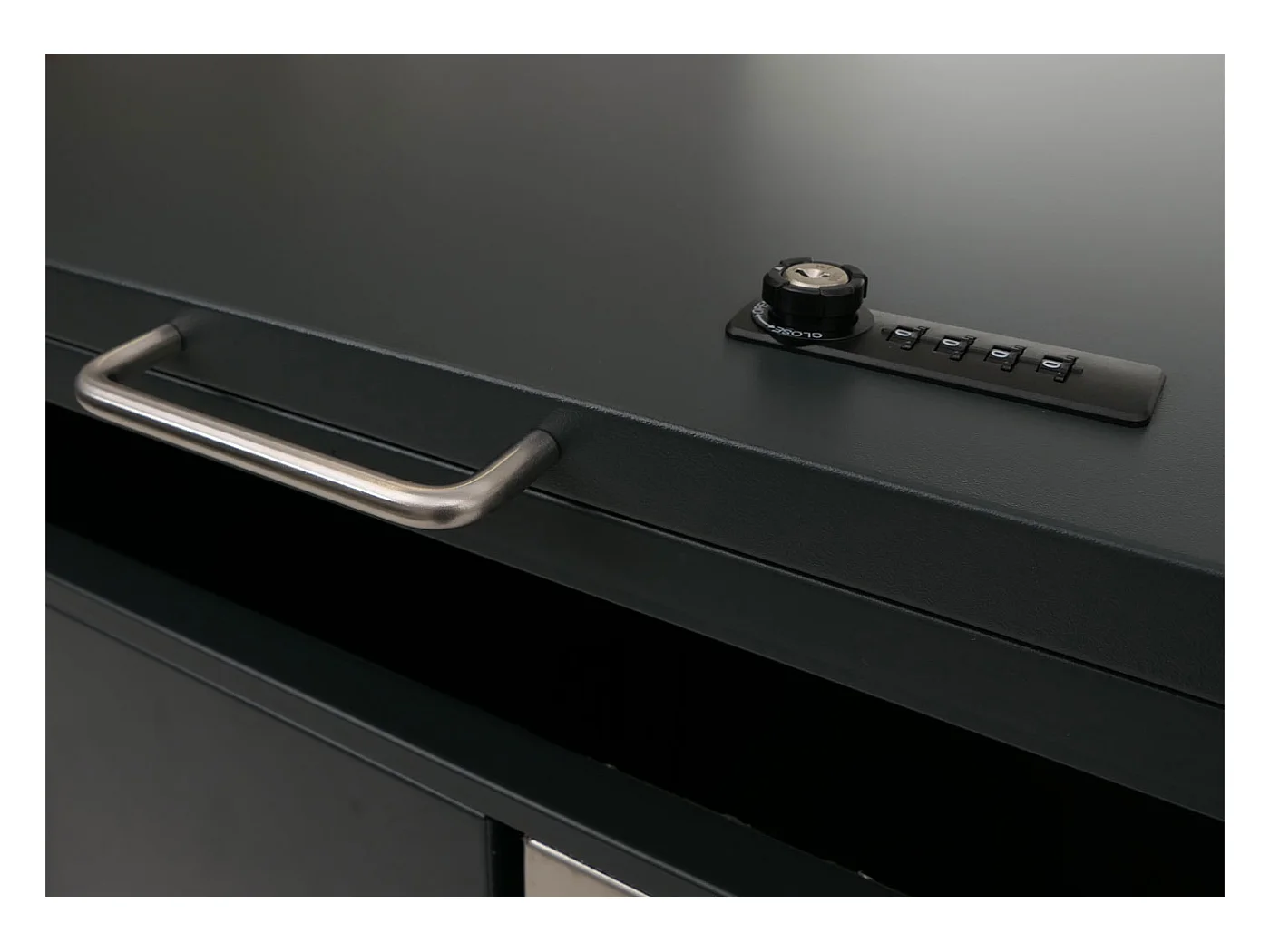 4-delige afvalbakbekleding MCW-O67,  antraciet roestvrij staal