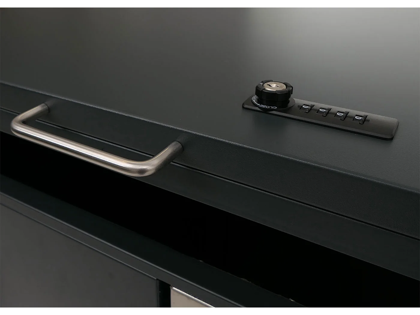 4er-Mülltonnenverkleidung MCW-O67, Anthrazit Edelstahl