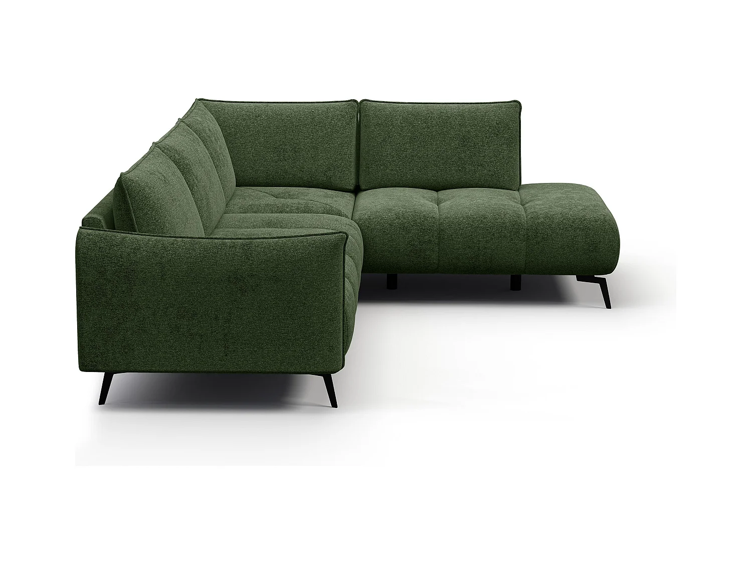 CANAPE D'ANGLE AERA 5 places, vert