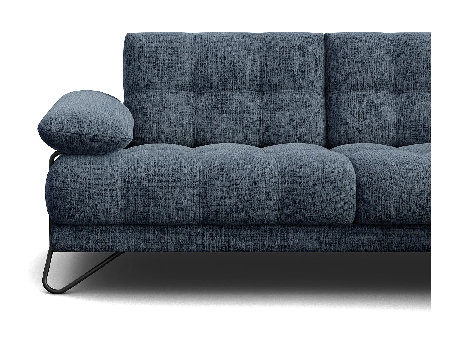 BUBBARA Ecksofa 5-Sitzer rechts, marineblau