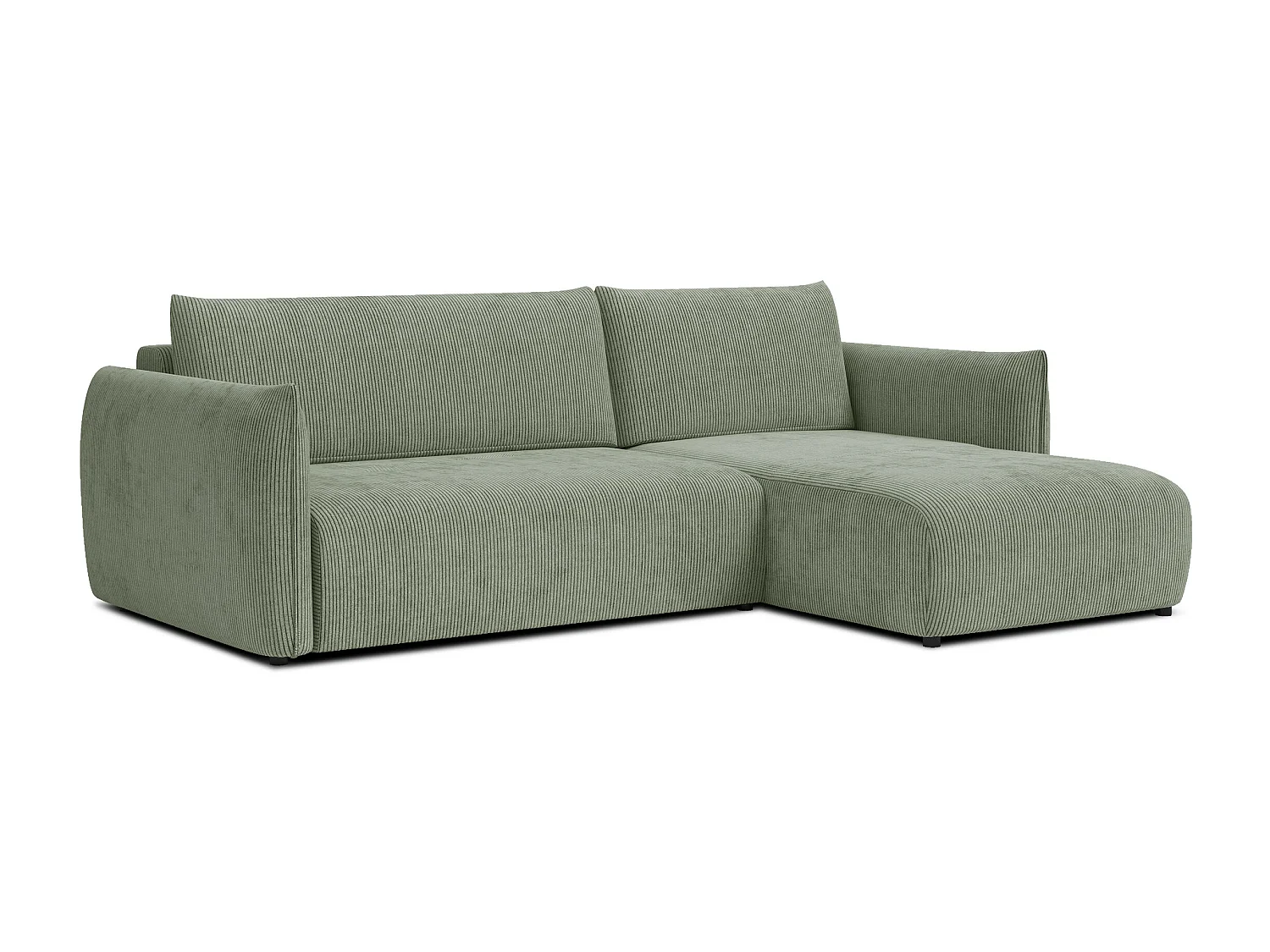 TAUER Ecksofa 3-Sitzer links, mint