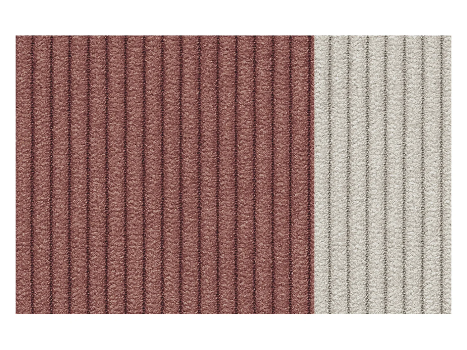 CANAPE D'ANGLE OLI 4 places, rose