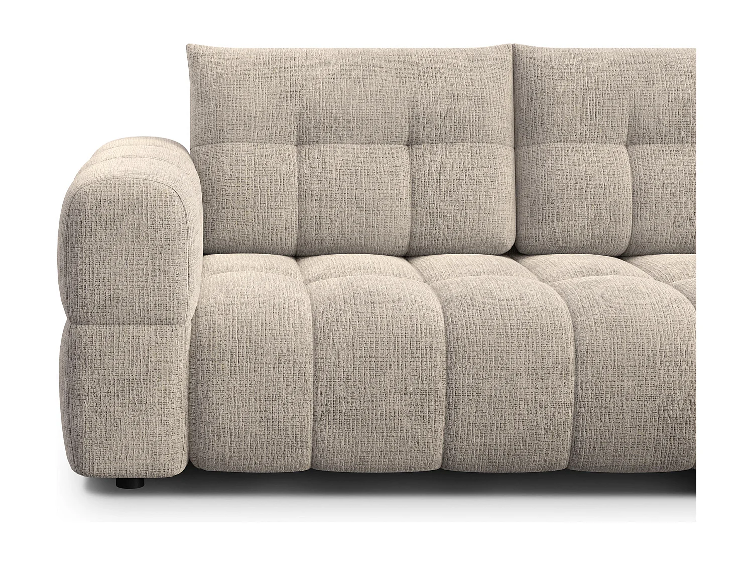 CLOUDI Ecksofa 4-Sitzer rechts, beige
