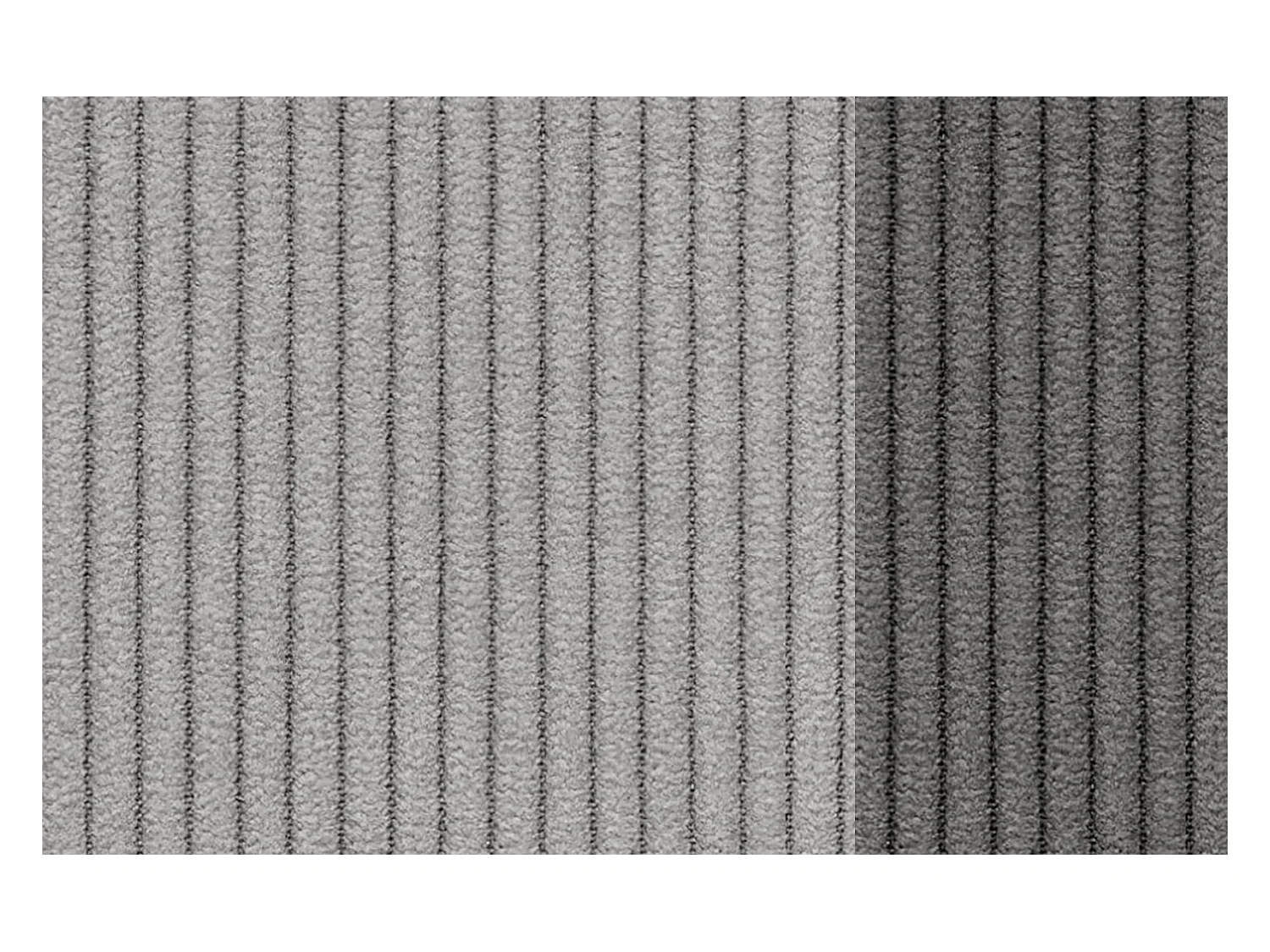 CANAPE D'ANGLE OLI 4 places, gris clair