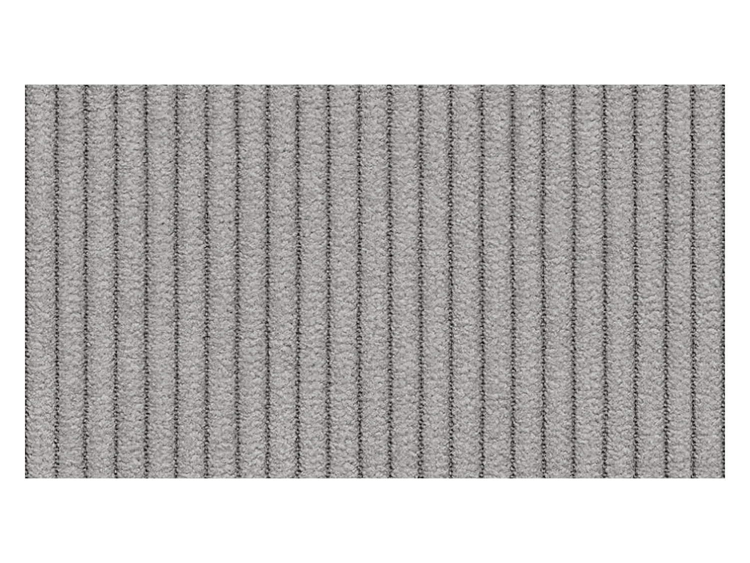 CANAPÉ D'ANGLE OLI 4 places, tissu gris clair