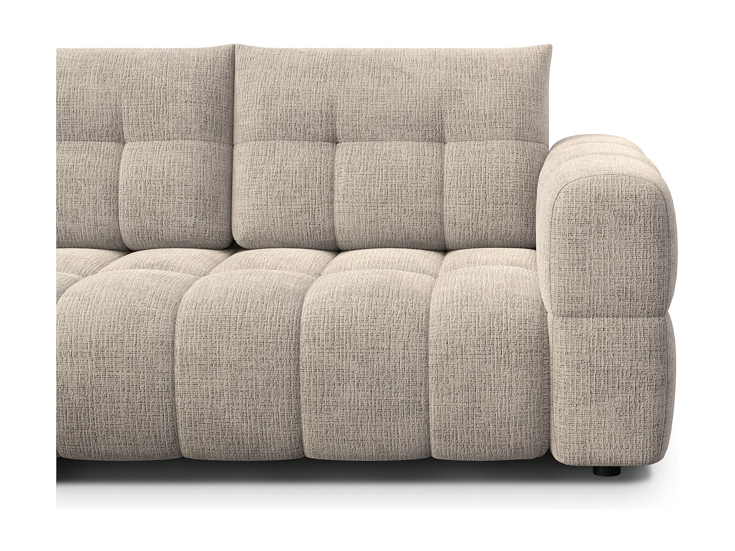 CLOUDI Ecksofa 4-Sitzer links, beige