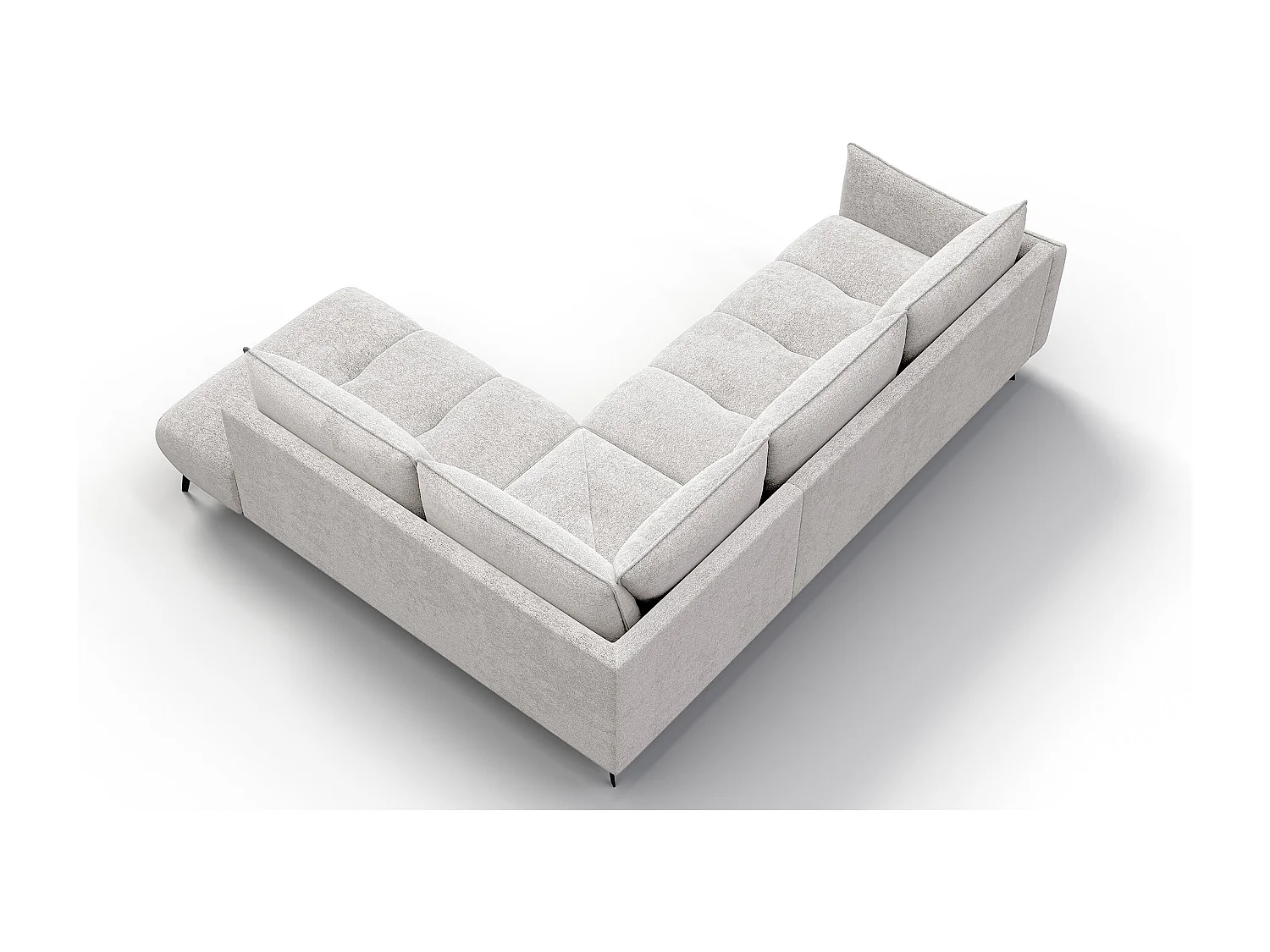 Ecksofa 5-Sitzer rechts AERA, ecru