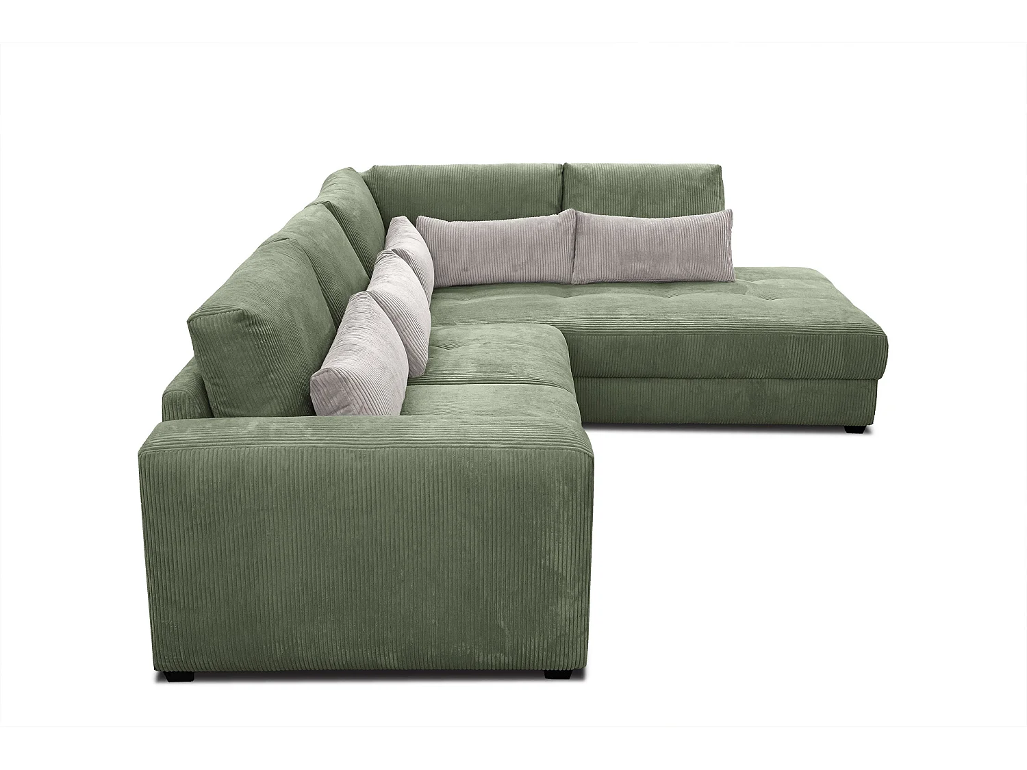 CANAPE D'ANGLE OLI 4 places, sauge