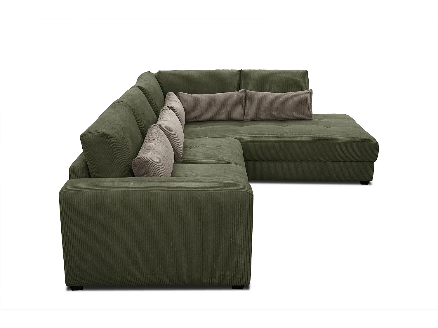 CANAPE D'ANGLE OLI 4 places, olive