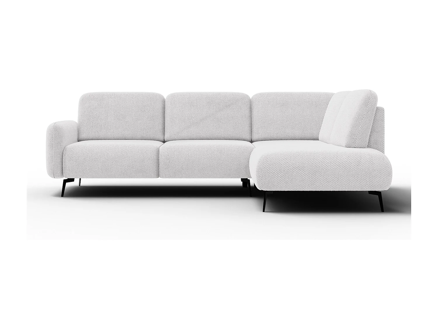 5-Sitzer-Ecksofa rechts FEBE, creme