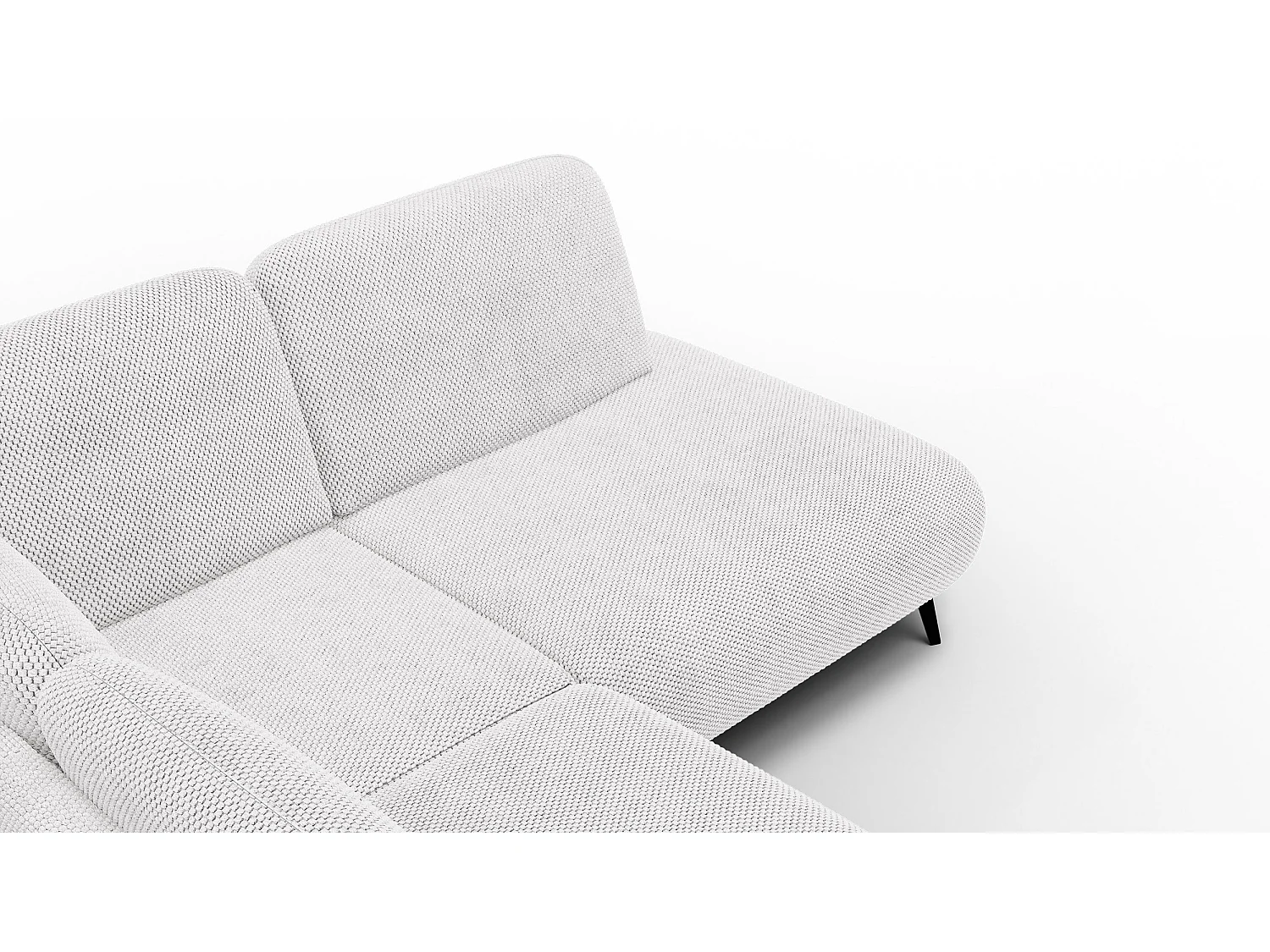 5-Sitzer-Ecksofa rechts FEBE, creme