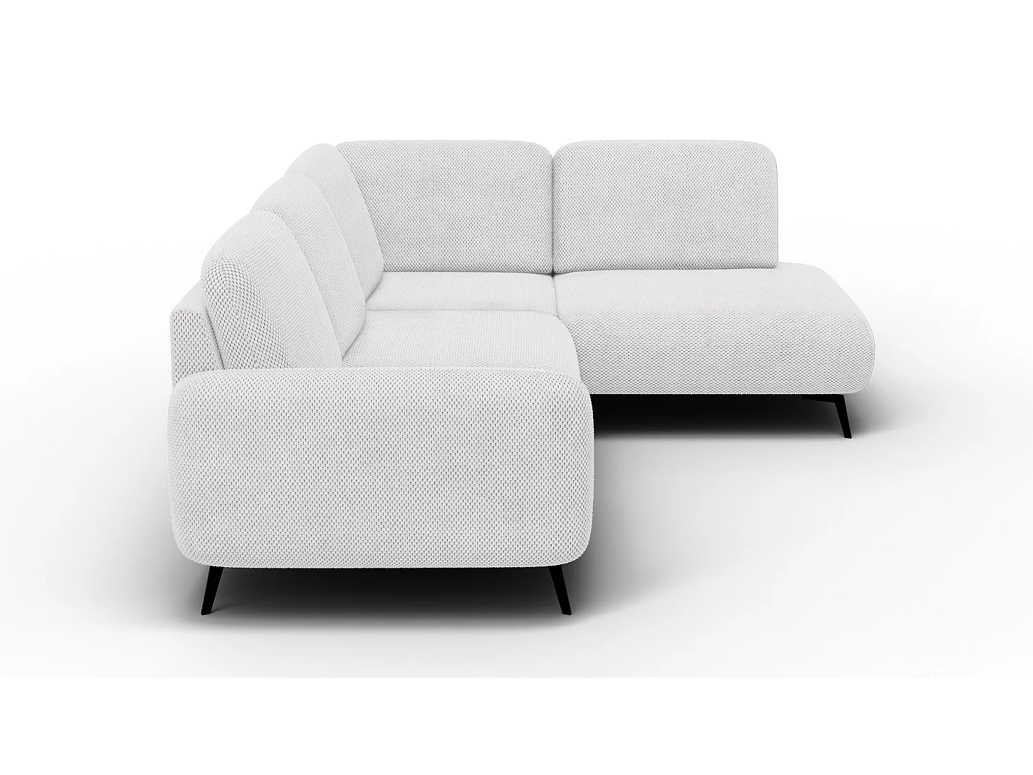 5-Sitzer-Ecksofa rechts FEBE, creme