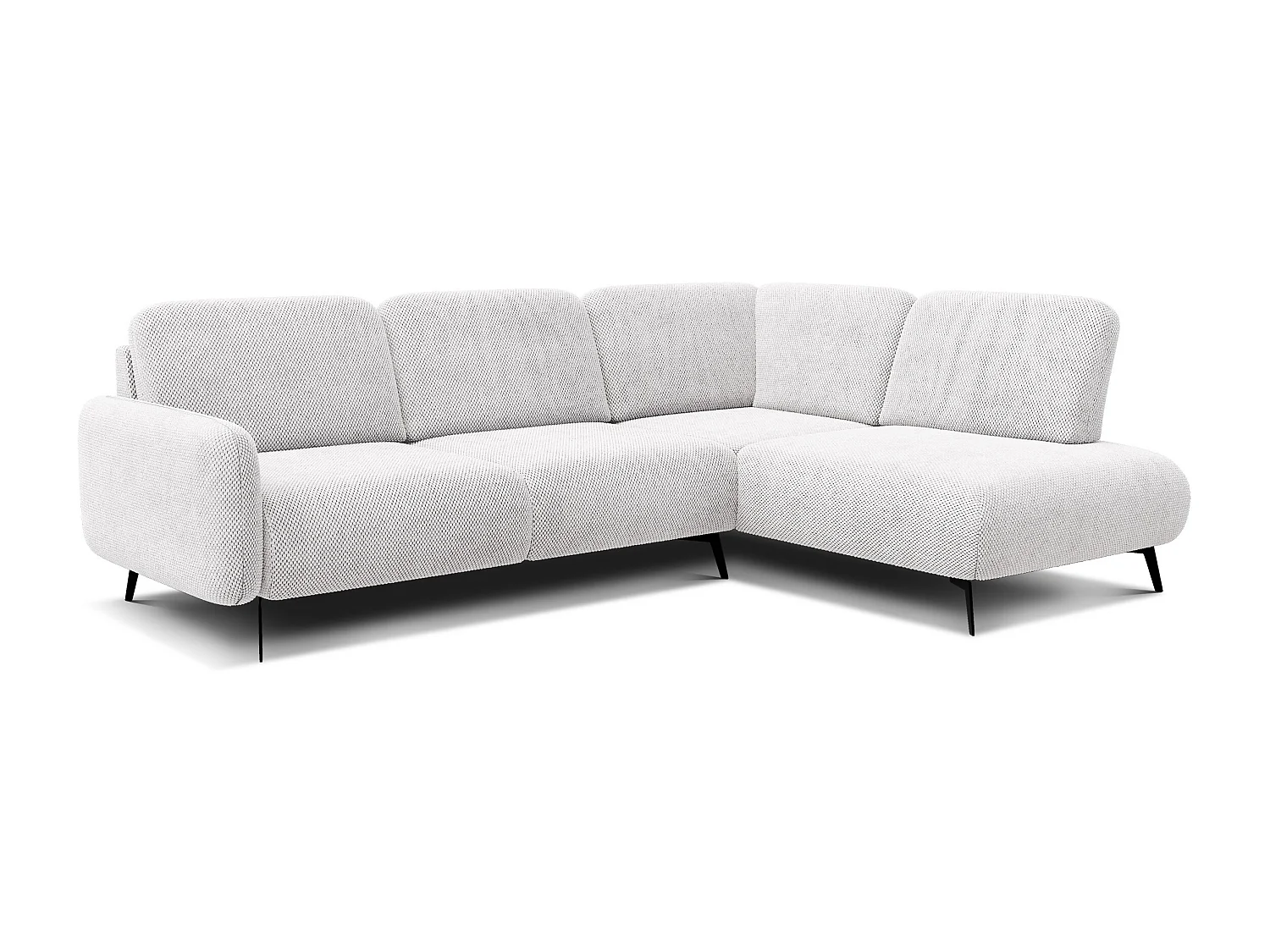5-Sitzer-Ecksofa rechts FEBE, creme