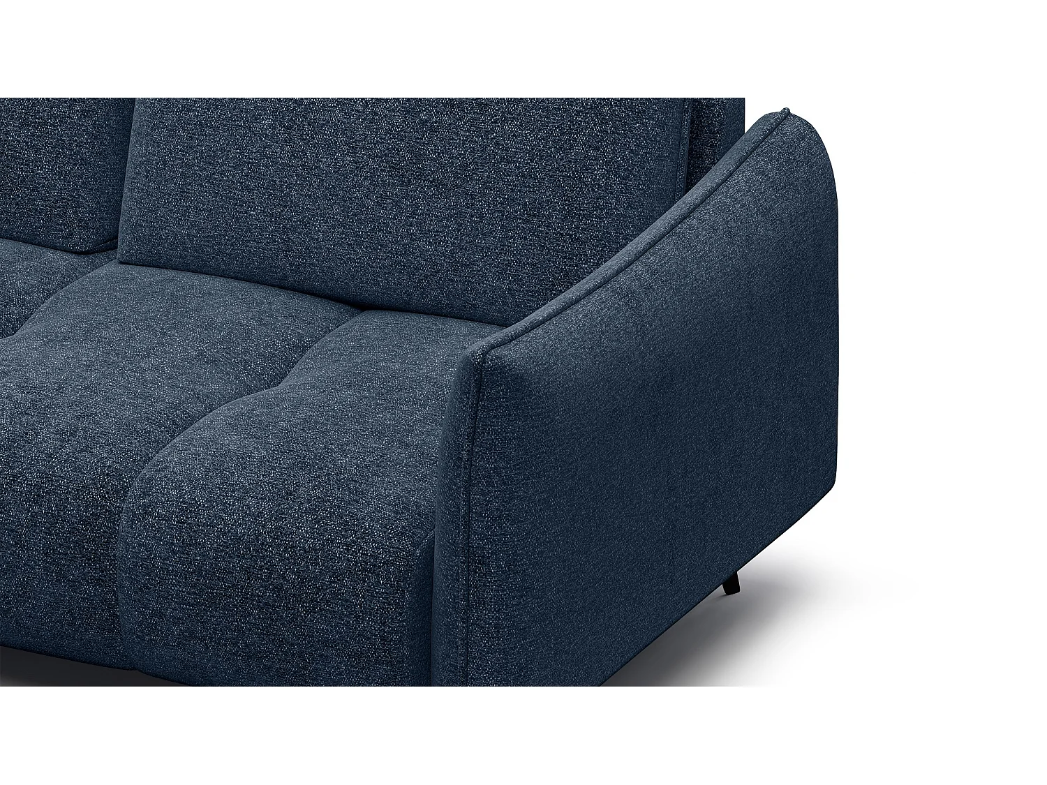 Ecksofa 5-Sitzer links AERA, dunkelblau