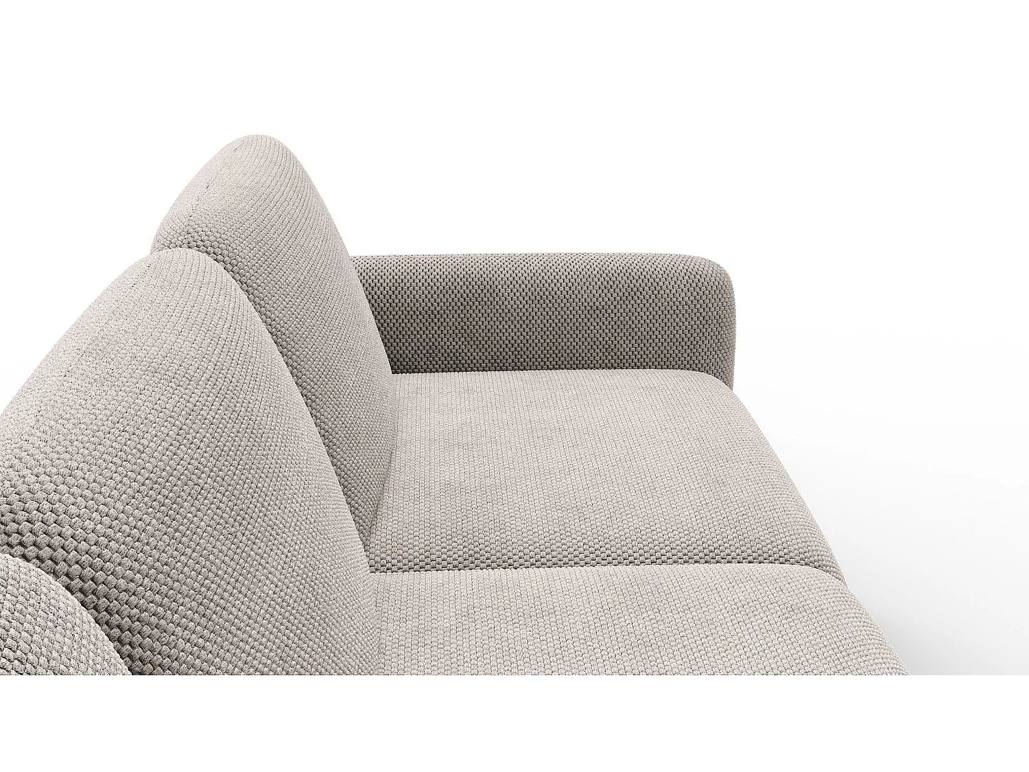 5-Sitzer-Ecksofa links FEBE, beige