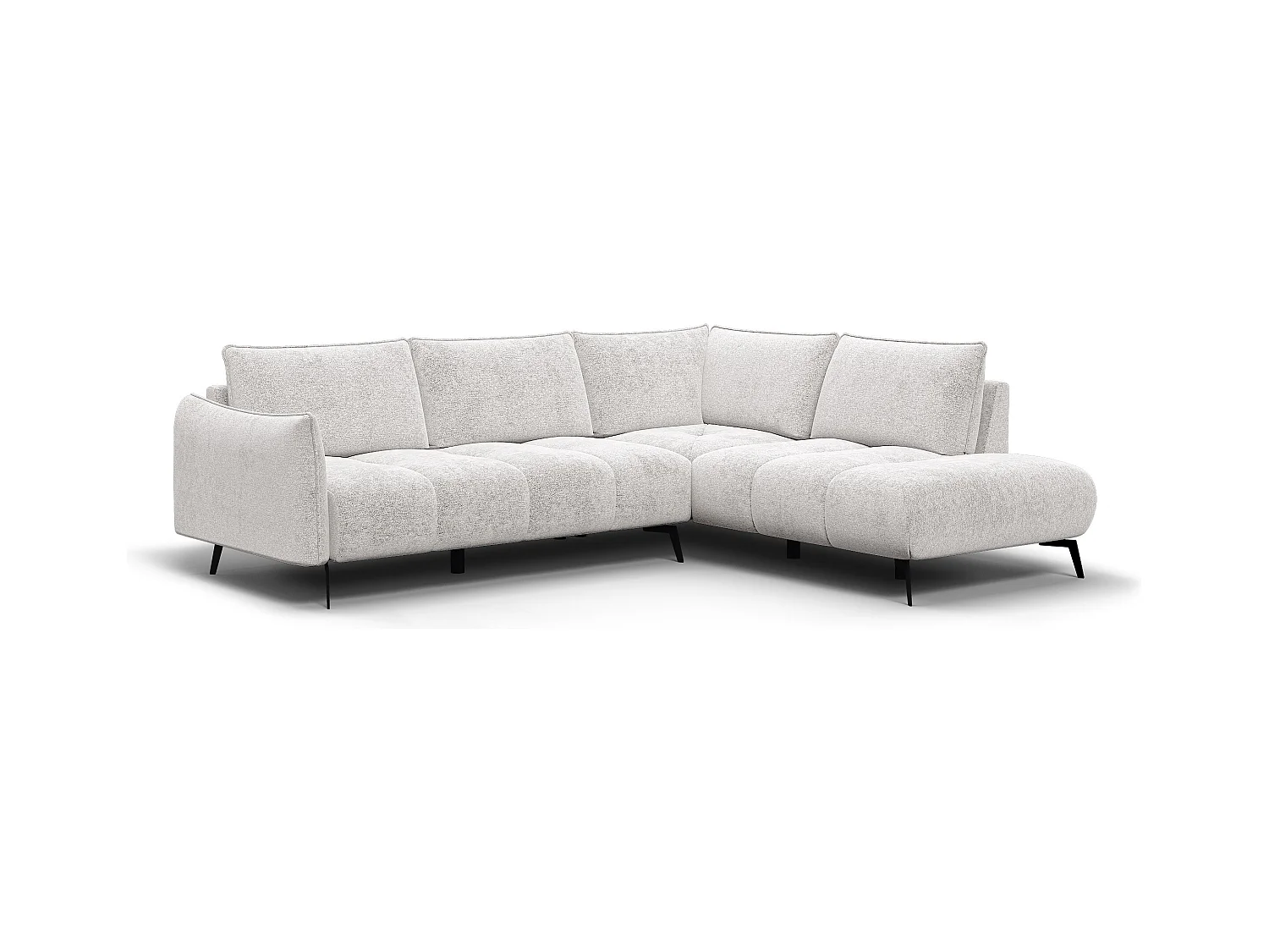 CANAPE D'ANGLE AERA 5 places, ecru