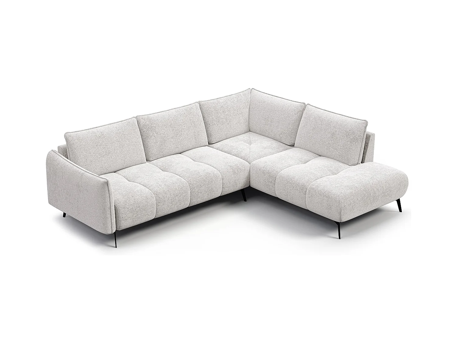 CANAPE D'ANGLE AERA 5 places, ecru