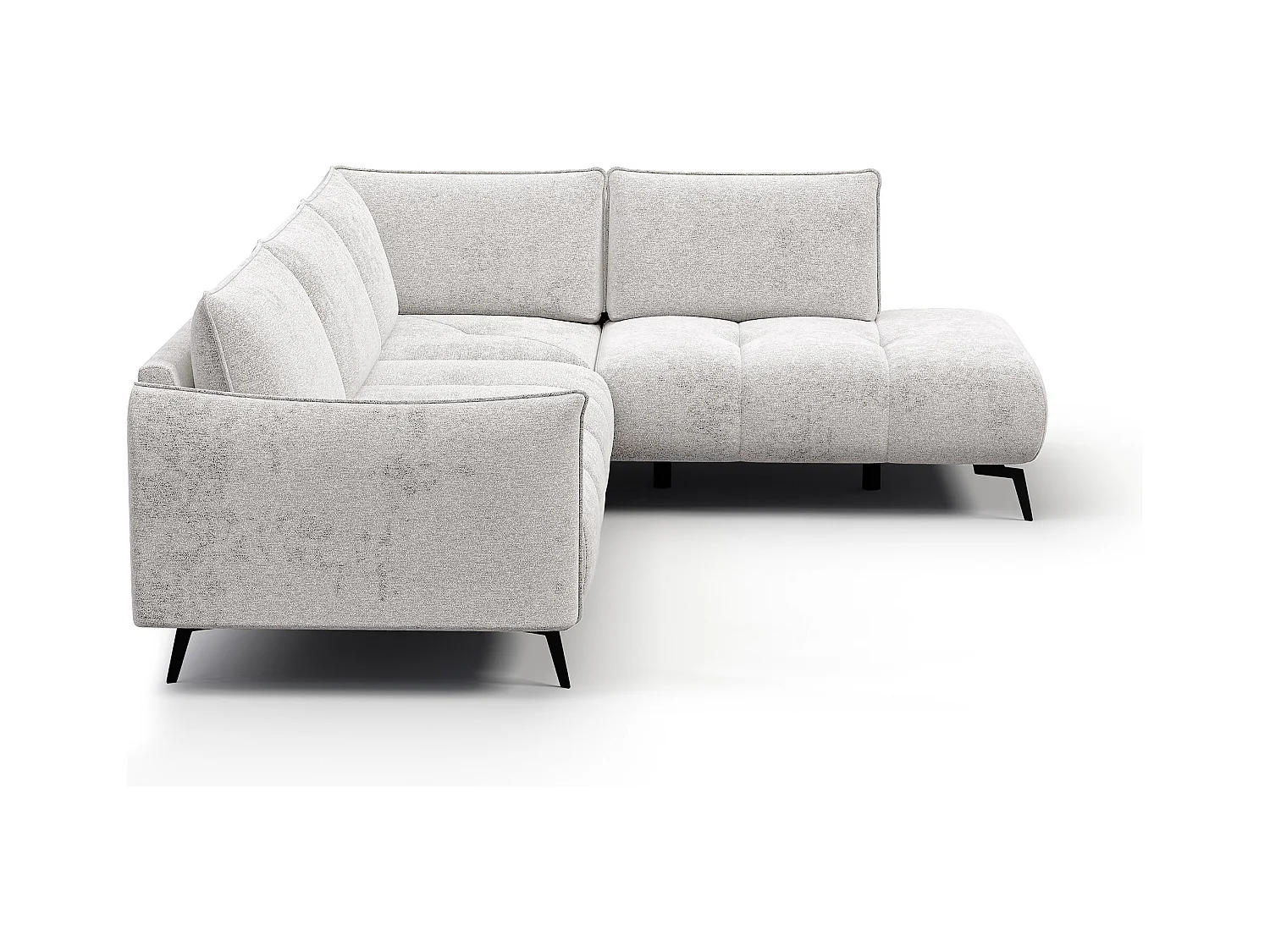 CANAPE D'ANGLE AERA 5 places, ecru