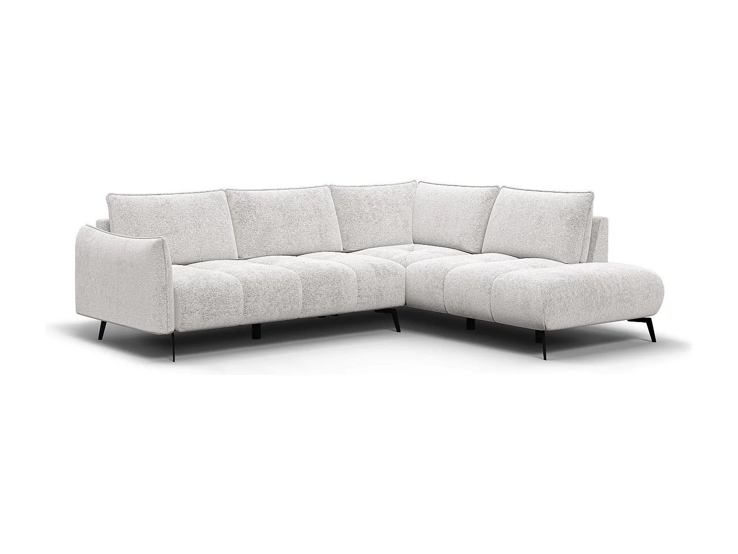 CANAPE D'ANGLE AERA 5 places, ecru