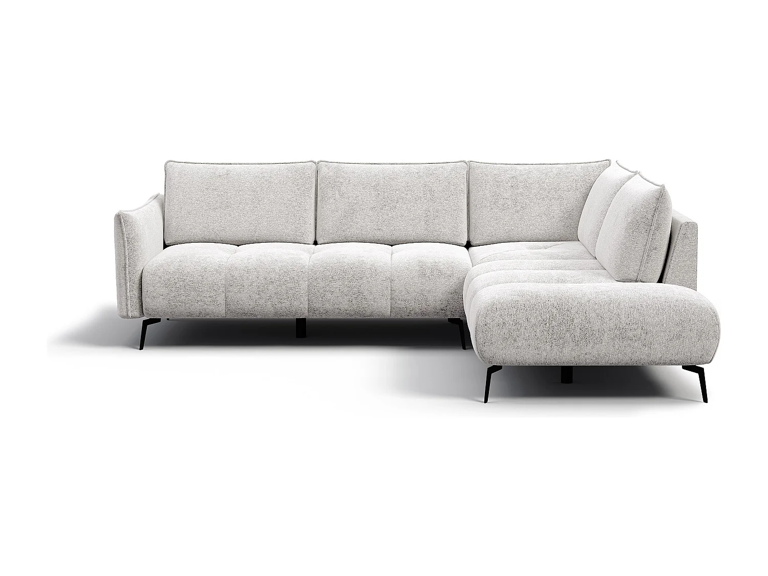 Ecksofa 5-Sitzer links AERA, ecru