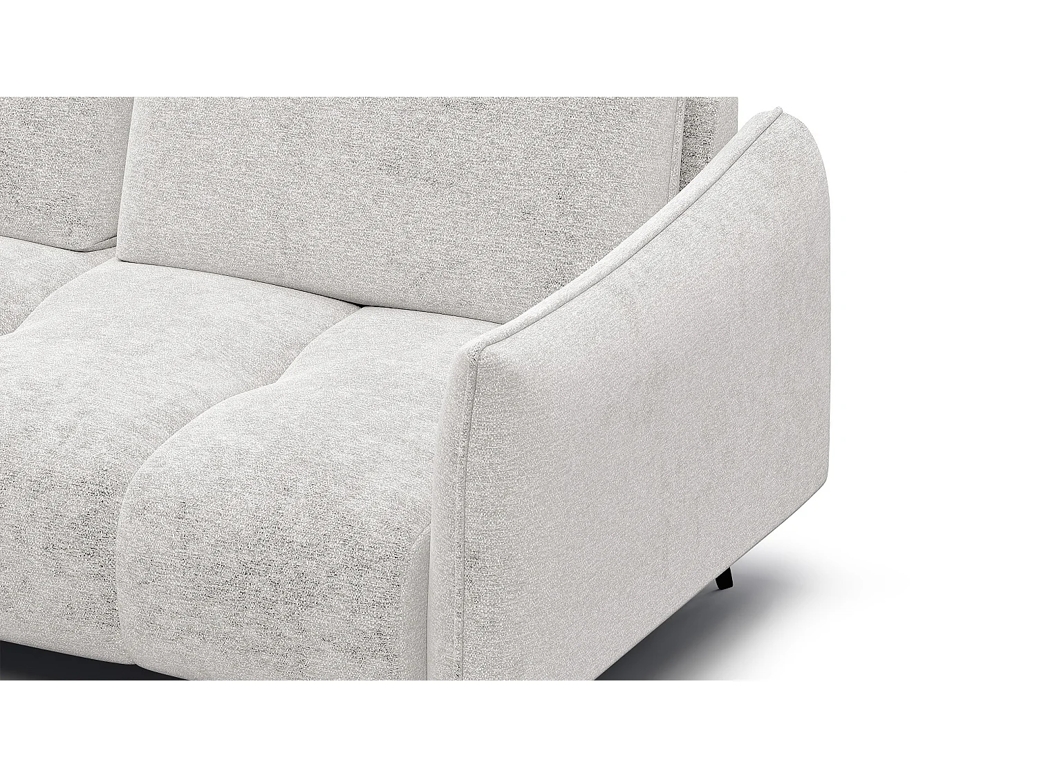 Ecksofa 5-Sitzer links AERA, ecru