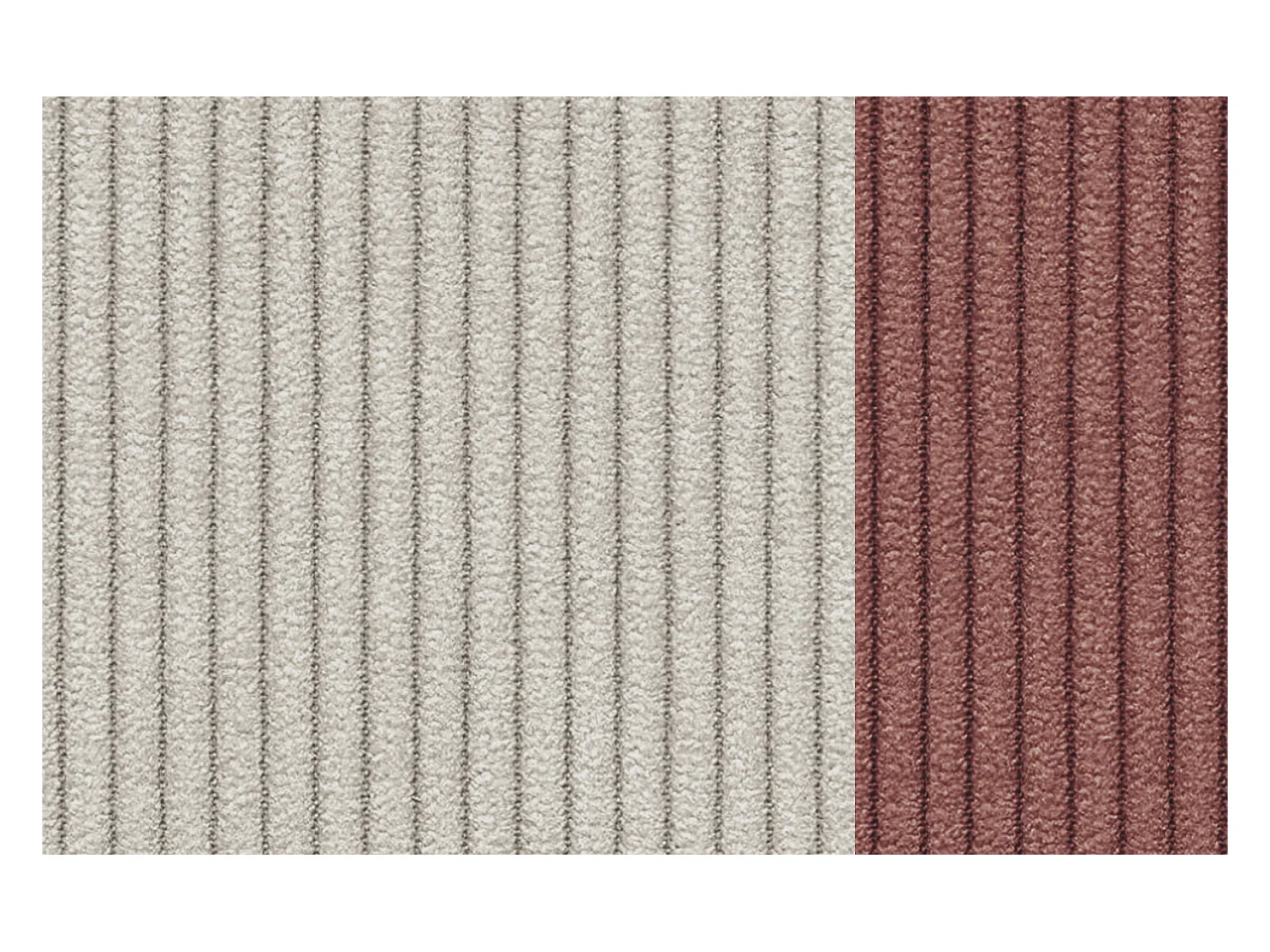 CANAPE D'ANGLE OLI 4 places, blanc perle