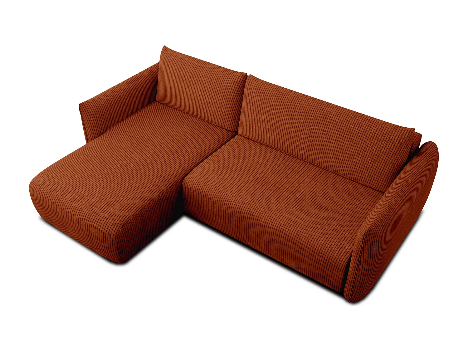 CANAPE D'ANGLE TAUER 3 places, orange