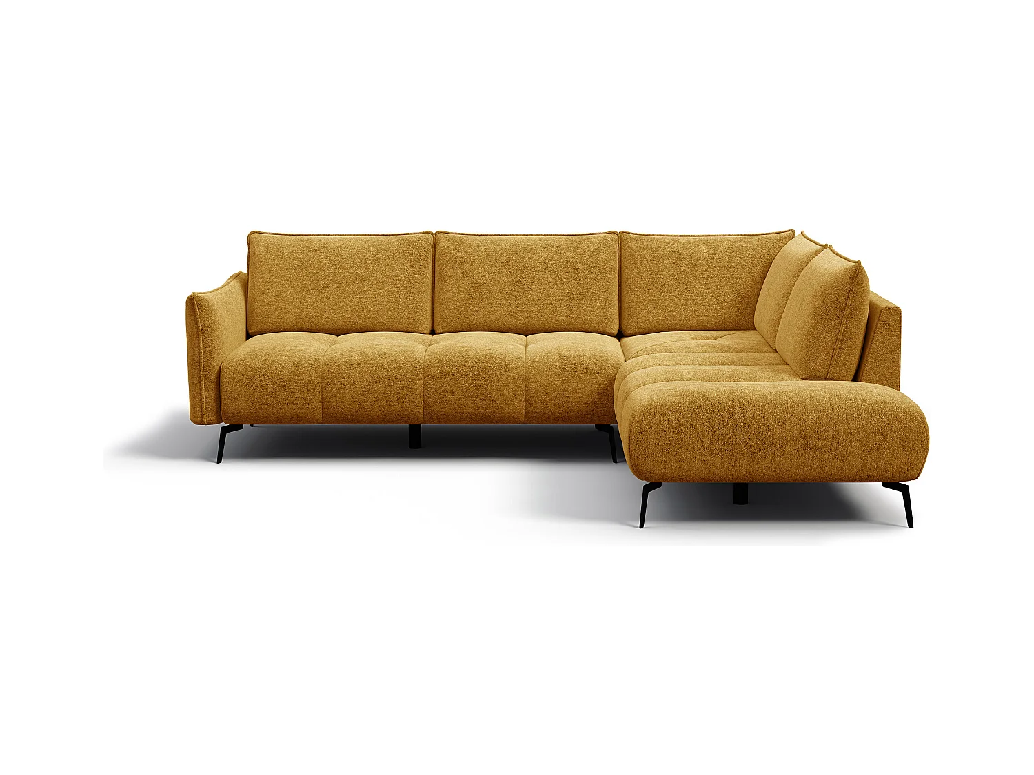 CANAPE D'ANGLE AERA 5 places, miel