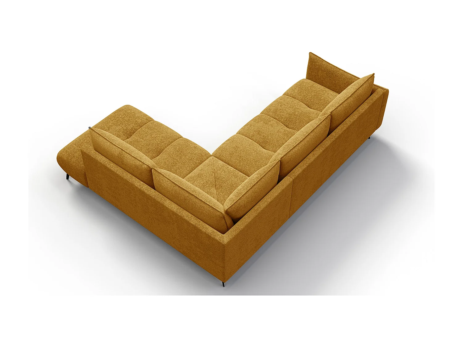 CANAPE D'ANGLE AERA 5 places, miel