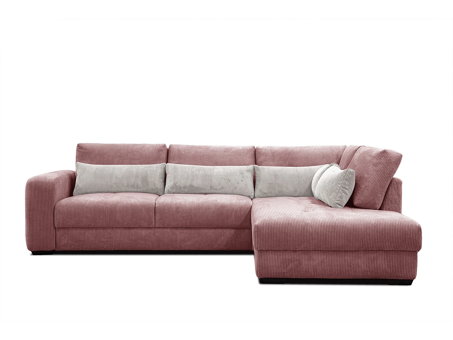 CANAPE D'ANGLE OLI 4 places, rose