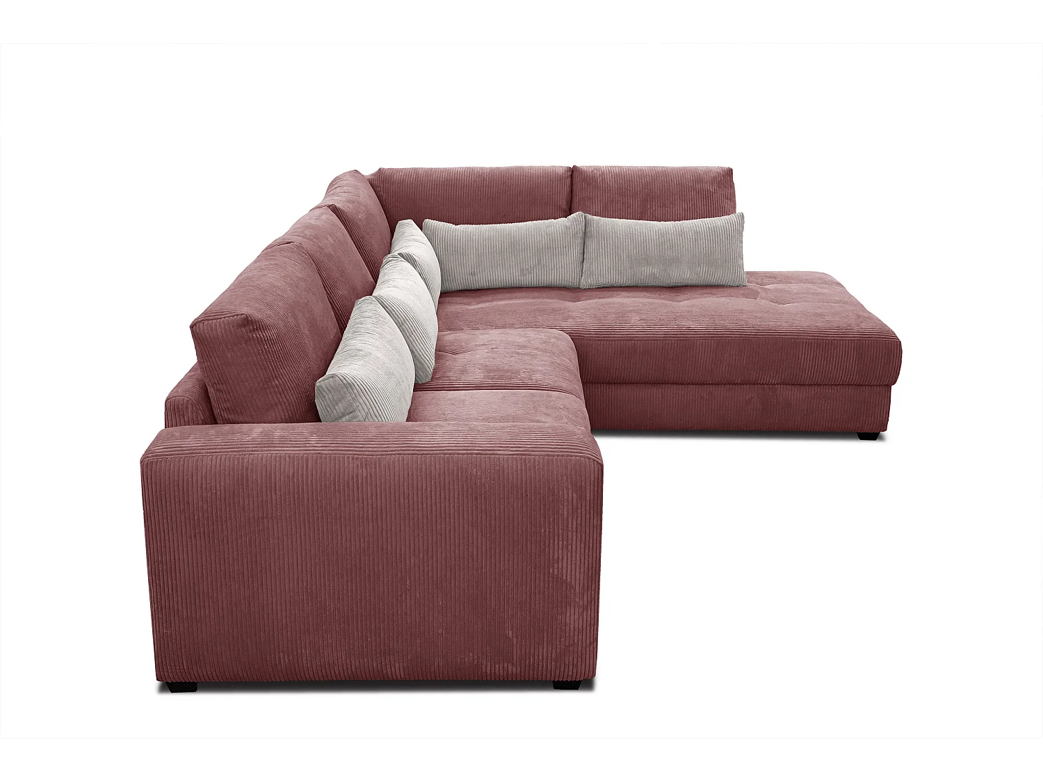 CANAPE D'ANGLE OLI 4 places, rose