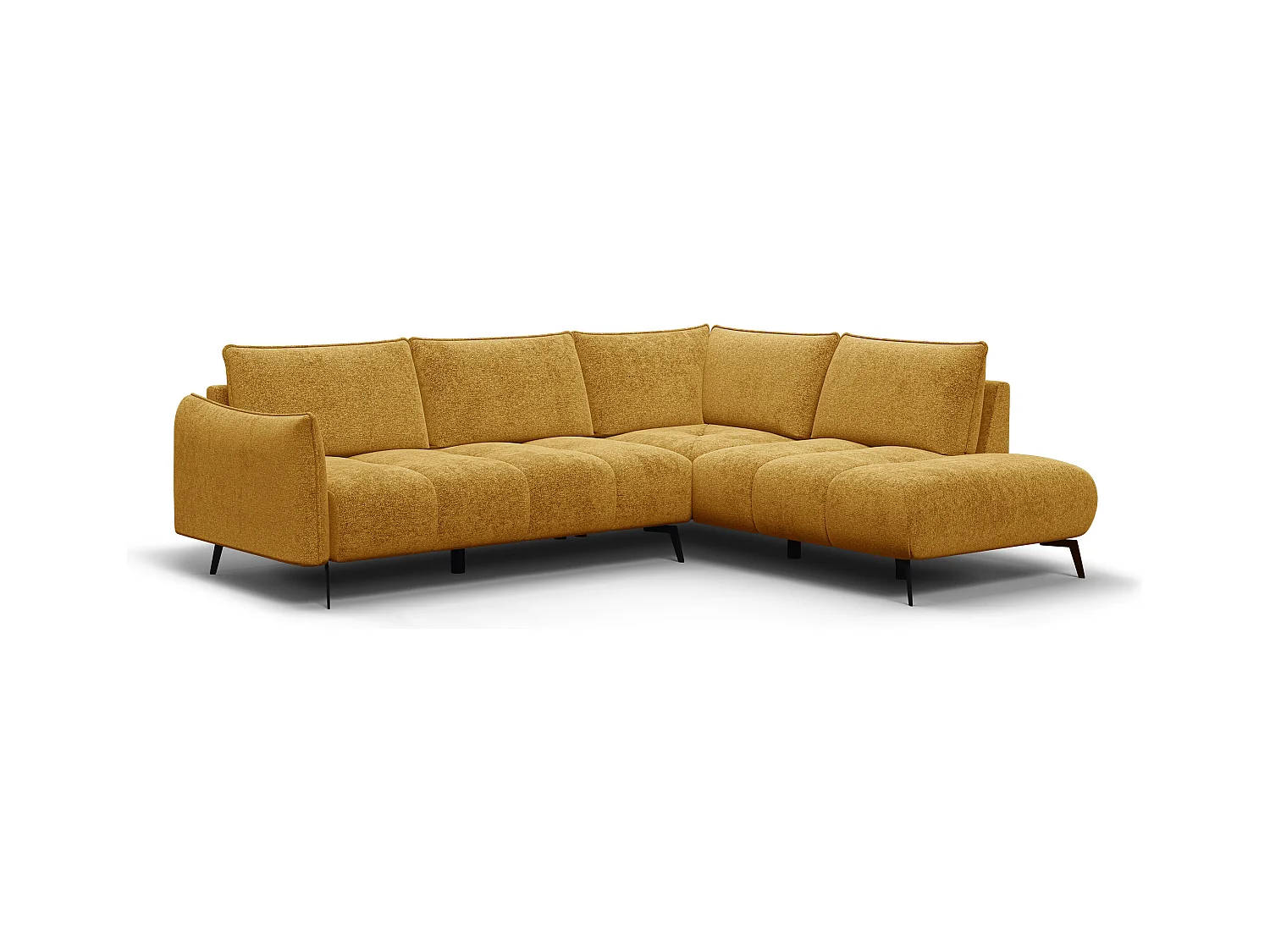 CANAPE D'ANGLE AERA 5 places, miel