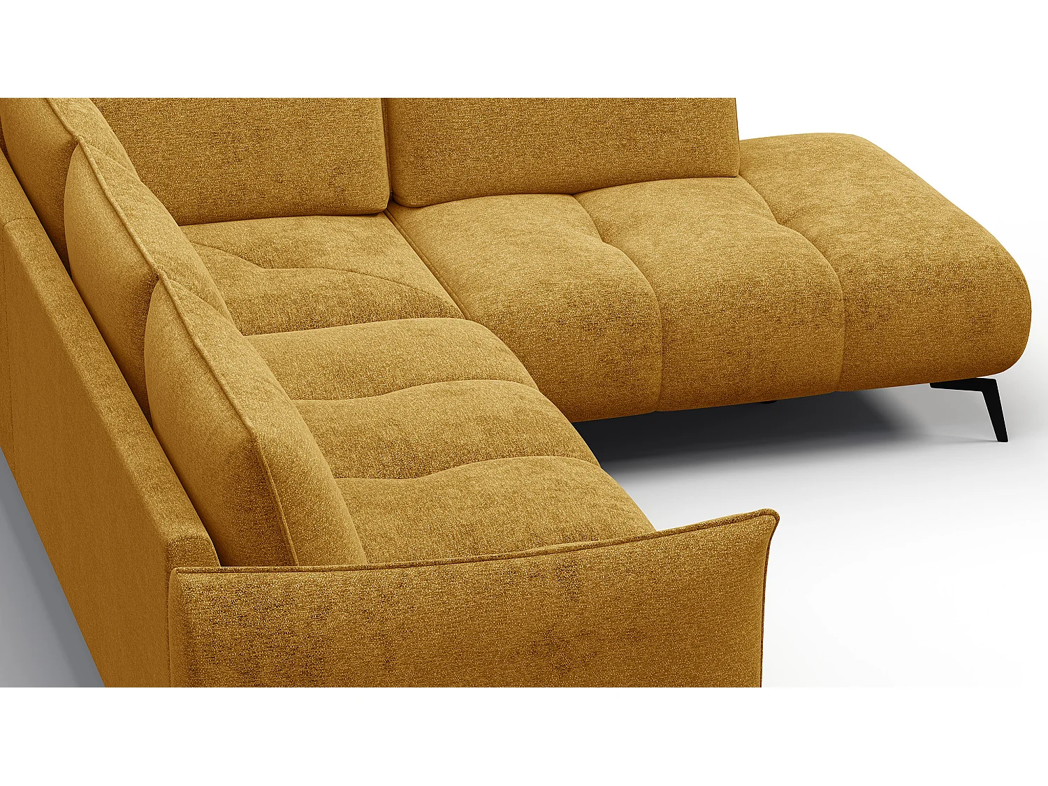 CANAPE D'ANGLE AERA 5 places, miel