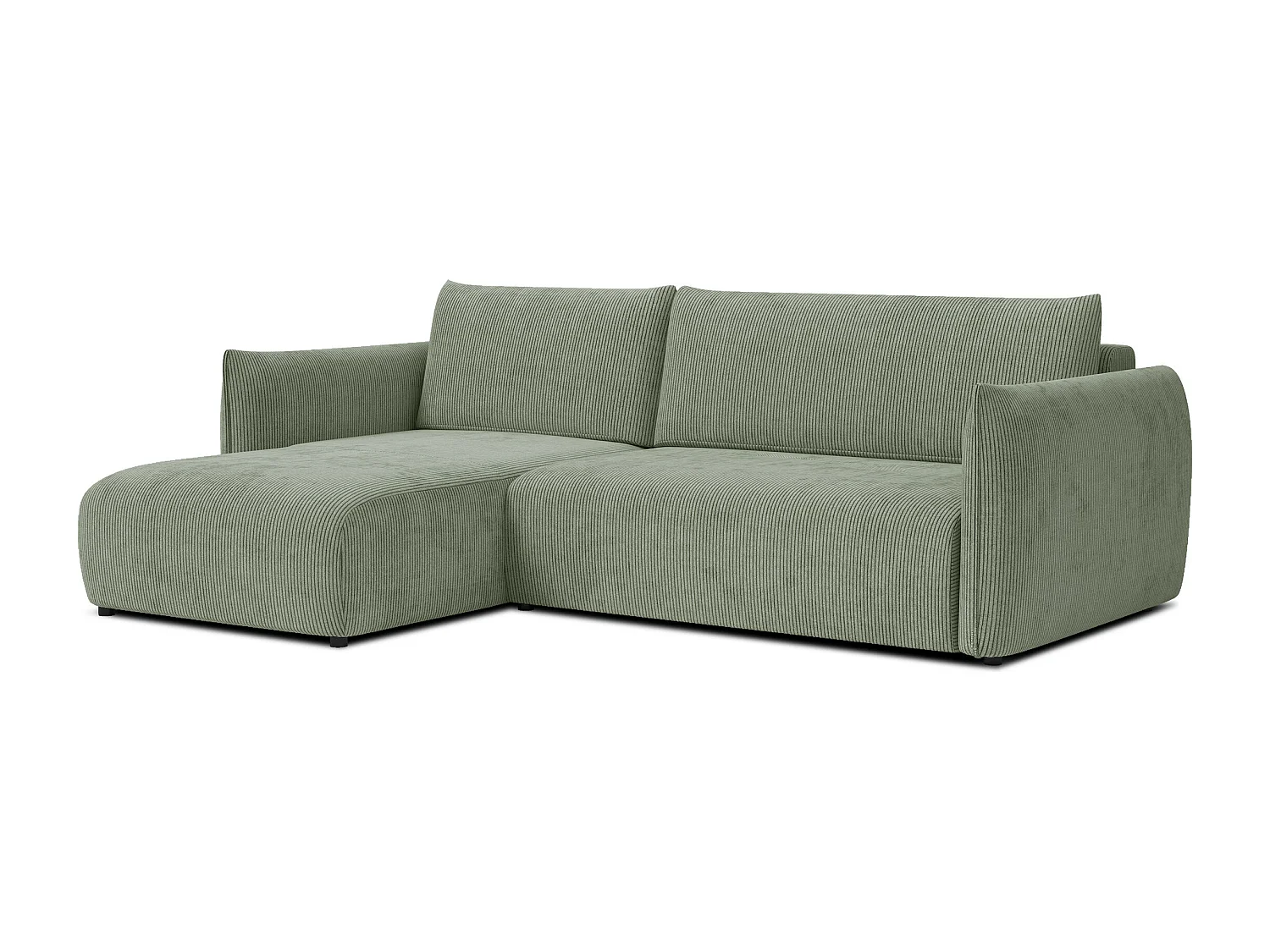 TAUER Ecksofa 3-Sitzer rechts, mint