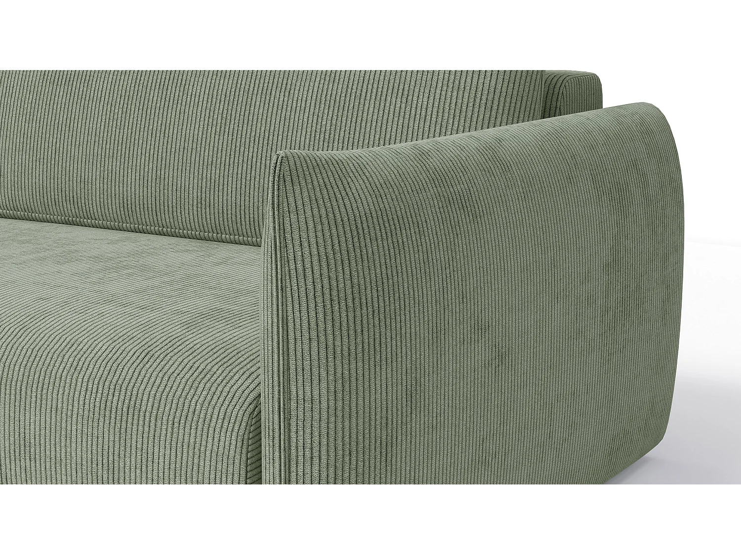 TAUER Ecksofa 3-Sitzer rechts, mint