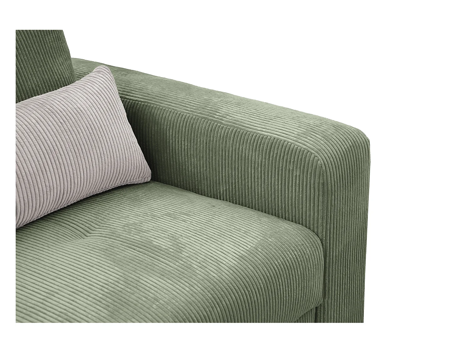 CANAPE D'ANGLE OLI 4 places, sauge