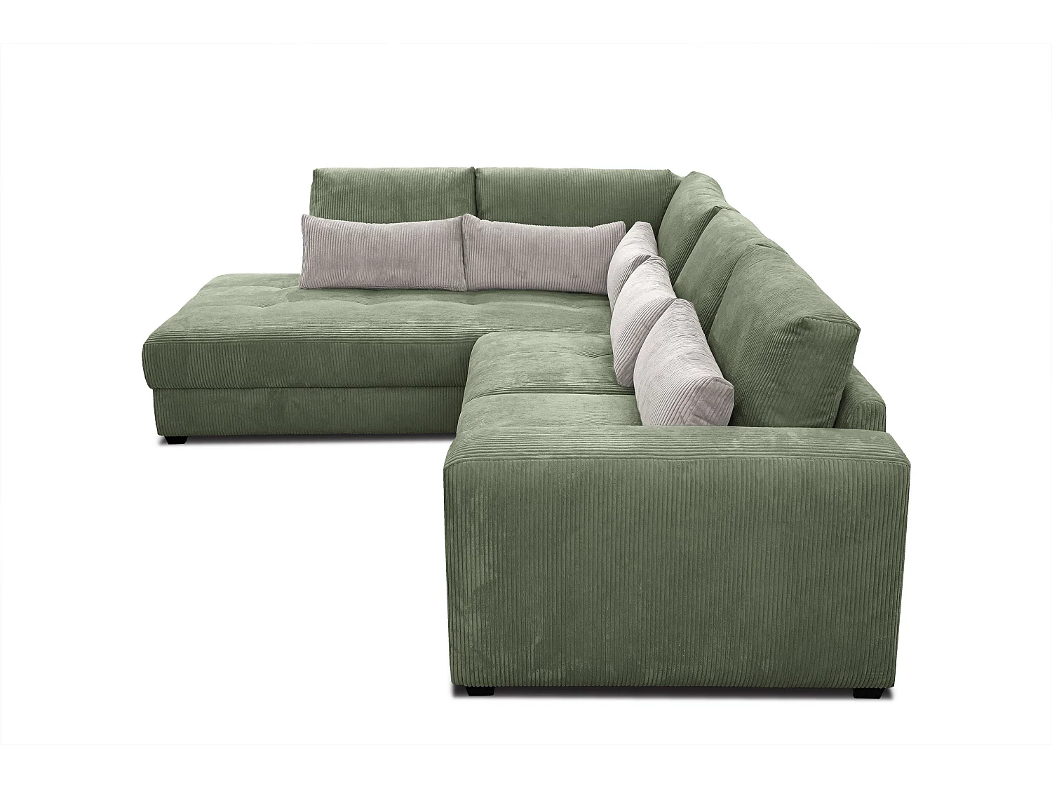 CANAPE D'ANGLE OLI 4 places, sauge
