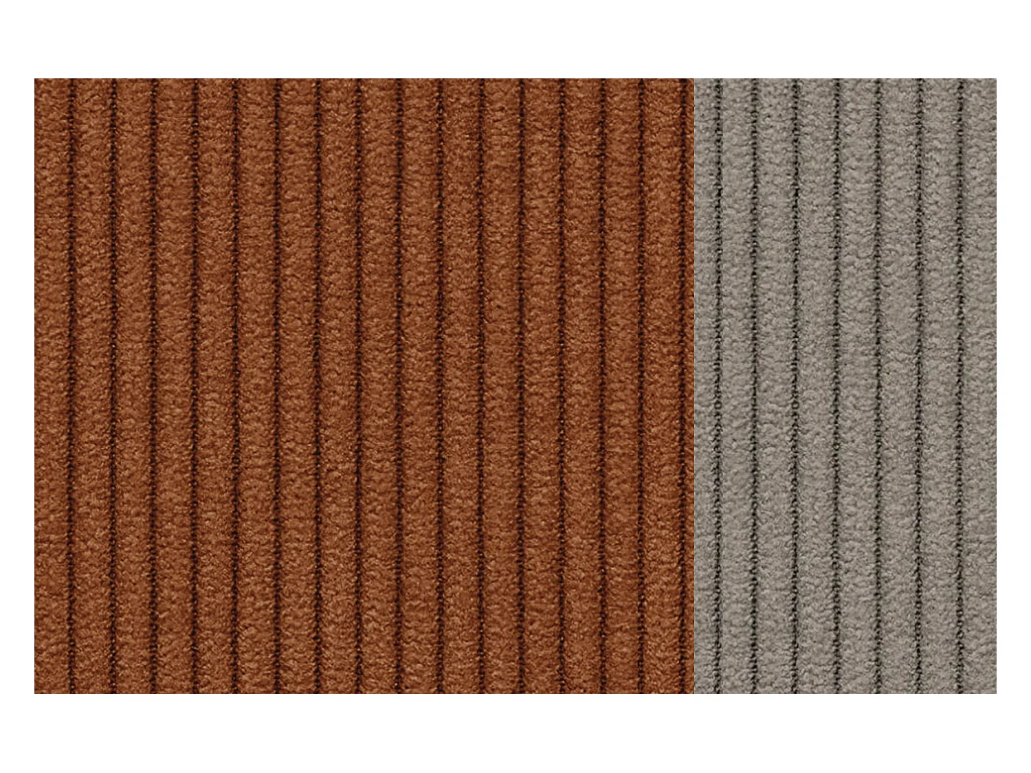 CANAPE D'ANGLE OLI 4 places, orange