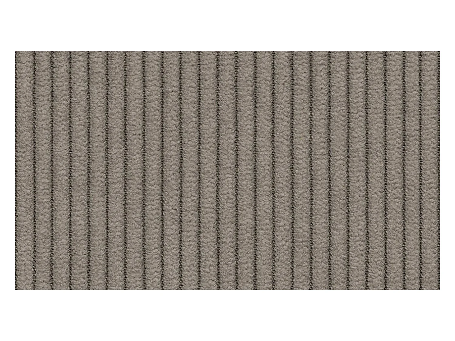 CANAPÉ D'ANGLE OLI 4 places, tissu taupe