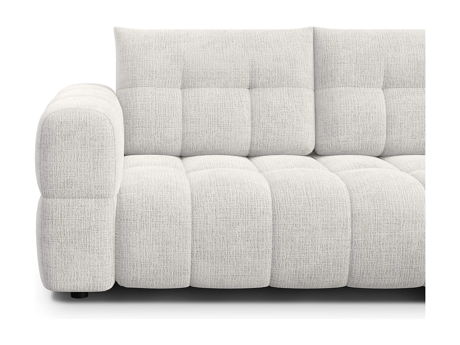 CLOUDI Ecksofa 4-Sitzer rechts, creme