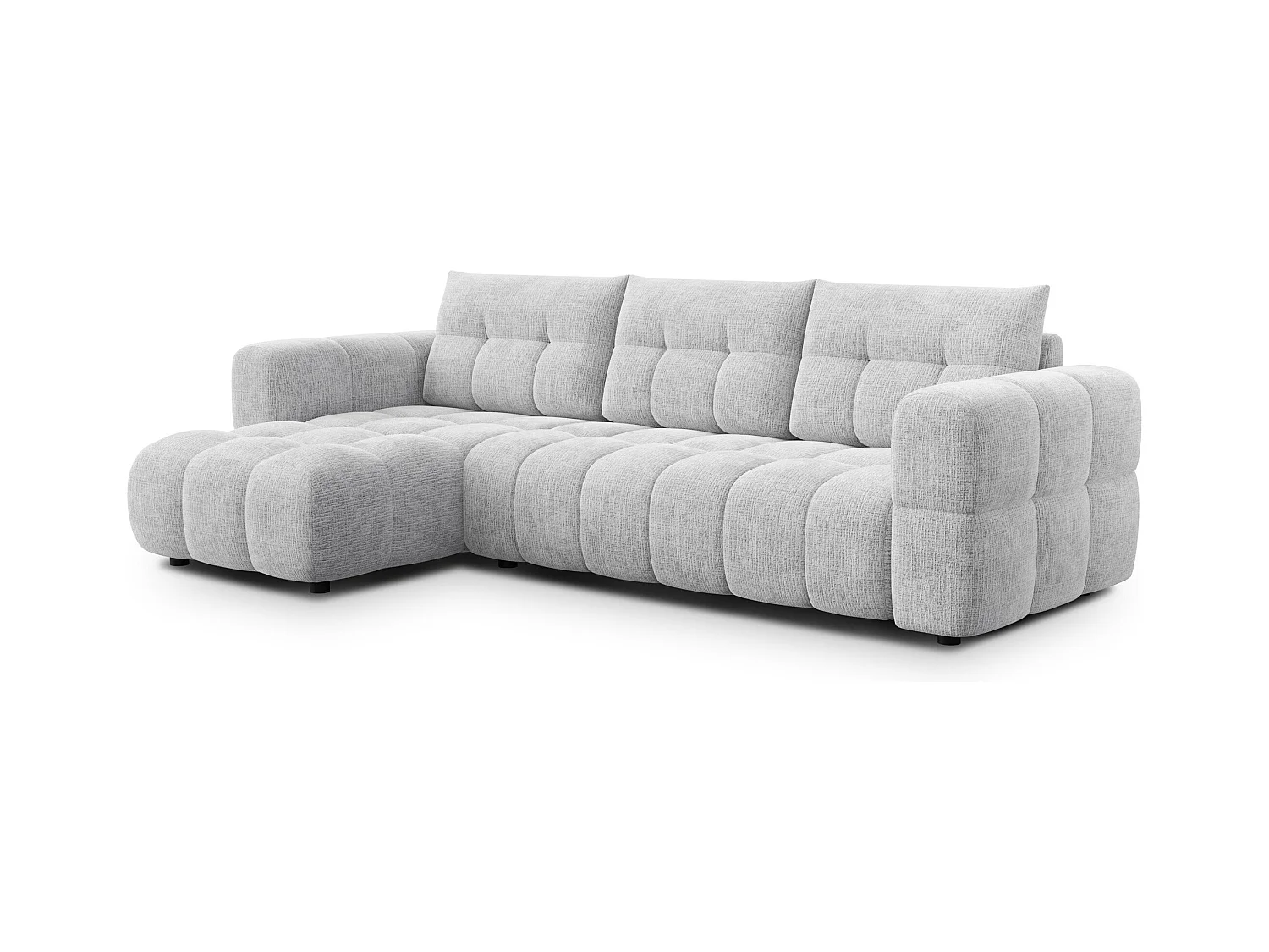 CANAPE D'ANGLE CLOUDI 4 places, blanc