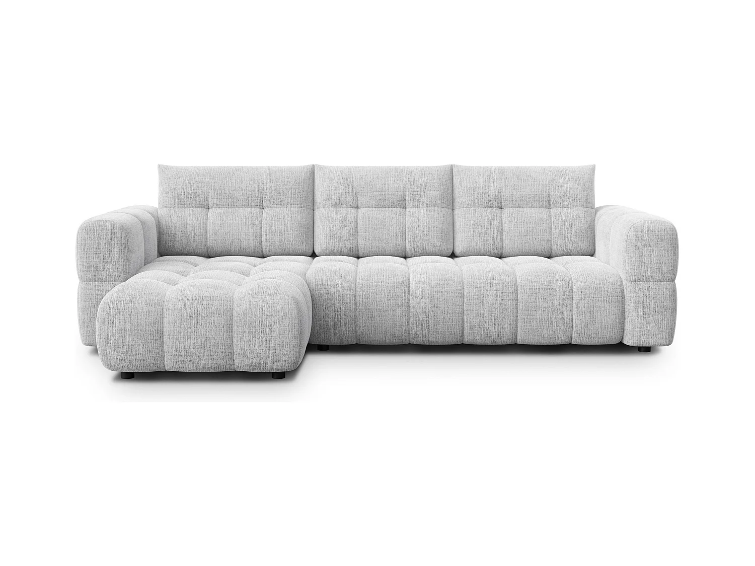 CANAPE D'ANGLE CLOUDI 4 places, blanc